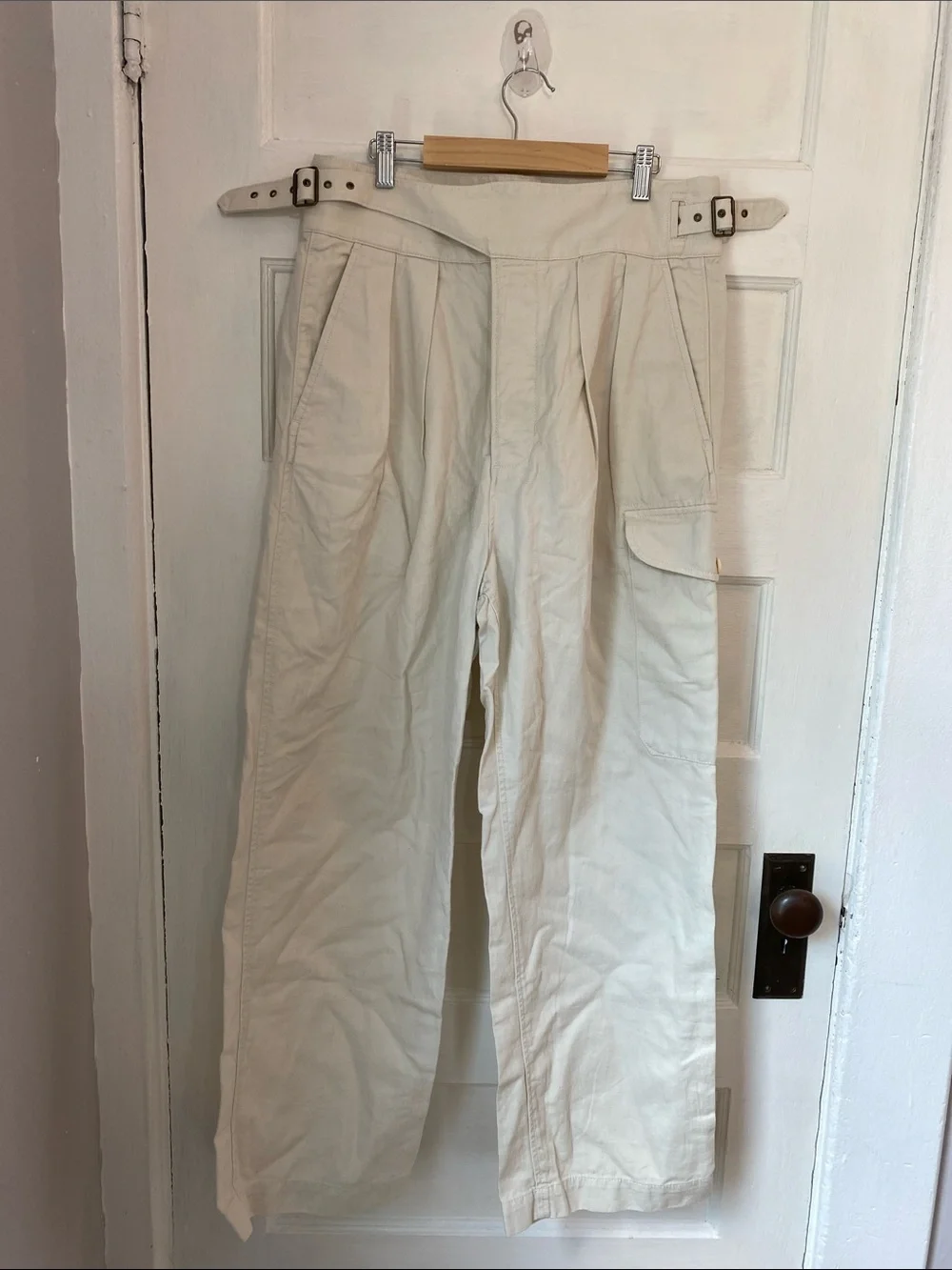 NWT Banana Republic Heritage Collection Explorer Pants - Cream, Size 8S